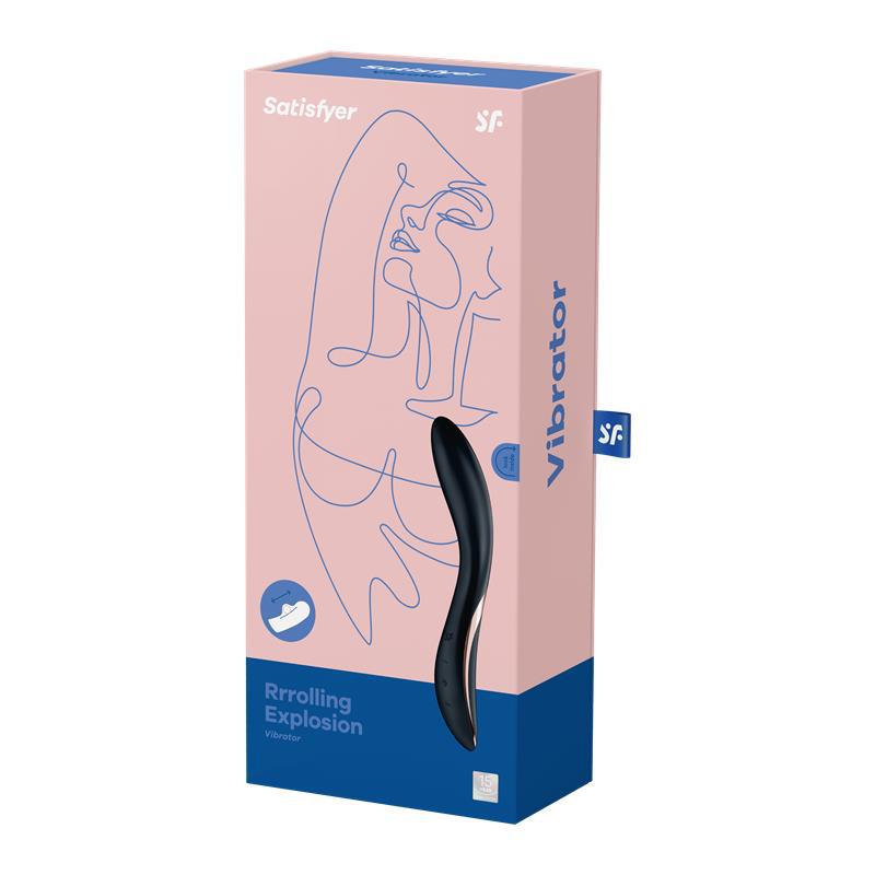 Rrrolling Explosion G Spot Stroking Vibrator